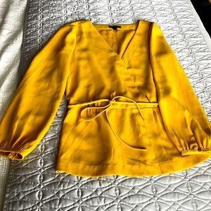 Beautiful rich marigold color blouse from Jcrew, excellent condition